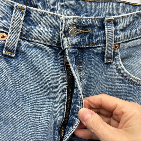 Vintage Levi's 501 Jeans Worn In Rigid Denim Straight Leg Men's size 30 x 32 - Picture 4 of 12